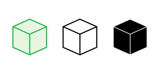 Box icon set. box vector icon, package, parcel