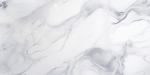 Luxury Design Element: Chic White Marble Wallpaper for Sophisticated and Minimalistic Decor