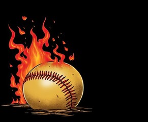 Fiery Emblem of Passion Power and Intensity Generative AI