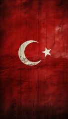 Turkish flag background