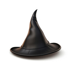 Fototapeta premium Witch hat isolated on white background