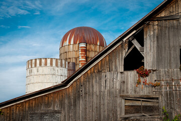 Old Silos And Barn © John