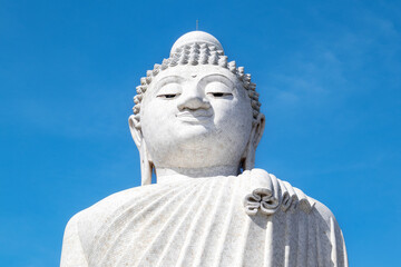 Phuket Big Buddha - The Great Buddha of Phuket white marble statue