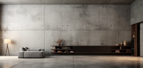 A rough concrete wall with industrial appeal.