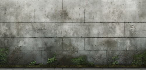 A concrete block wall with subtle graffiti.