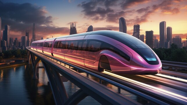 Hyperloop transportation vacuum tube trains high speed travel advanced propulsion efficient