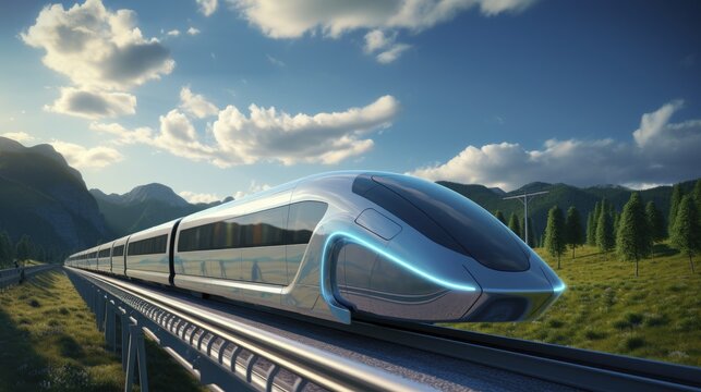 Hyperloop transportation advanced technology innovative vacuum tube trains high speed travel