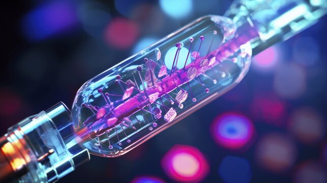 Gene editing advanced technology innovative dna manipulation crispr technology futuristic medicine