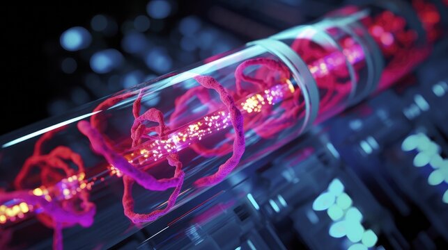 Gene therapy advanced biotechnology innovative dna editing disease treatment futuristic medicine - Powered by Adobe