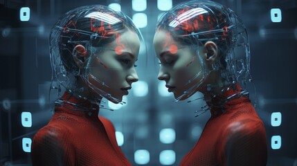 Digital twins advanced technology innovative virtual replicas real time monitoring futuristic