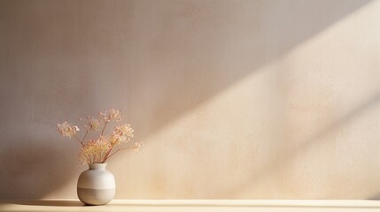 A wall with an elegant, shimmering pearl finish in soft light