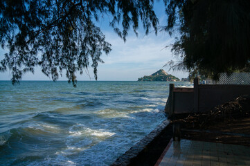 Hua Hin sea Thailand is beautiful.