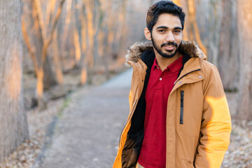 Portrait of a person in park