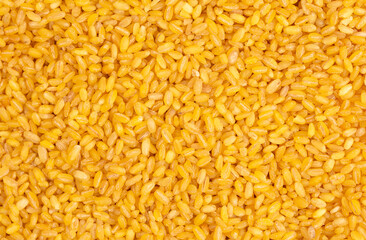  Bulgur wheat texture. Top view
