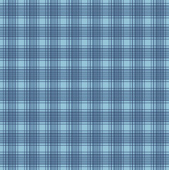 Blue Basic Plaid Seamless Tile