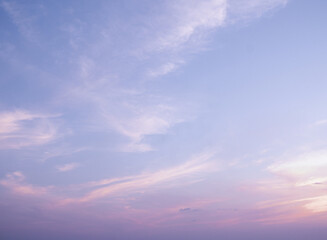 Pastel sky for nature background