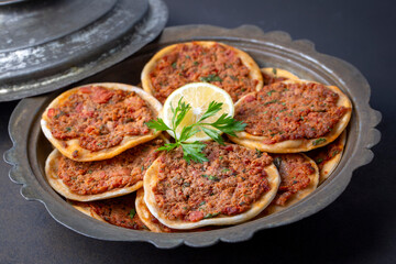 Turkish Food Findik Lahmacun - Mini Pizza