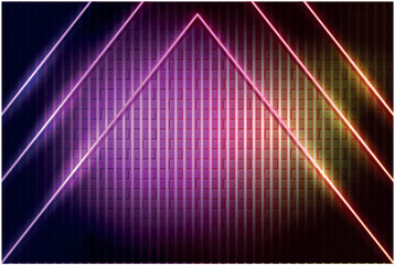 Gradient neon background