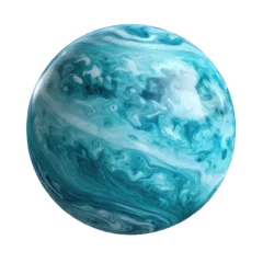 Fotobehang Nasa neptune planet isolated on white PNG transparent background