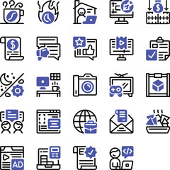 Freelance Jobs Icons