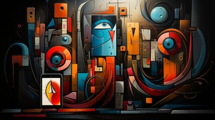 "Mechanical Melody"
Intricate mechanical composition evoking a symphony of abstract technology and art.