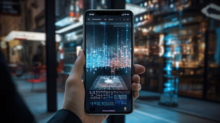 Transforming Financial Data Analysis through Cutting-Edge Mobile App Augmented Reality Display Innovation