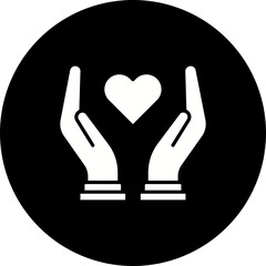 Fototapeta premium Charity Icon