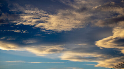 Obraz premium blue sky with clouds