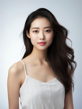 Portrait of beautiful asian woman