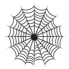 A cobweb vector isolated on a White background, A Spider web silhouette