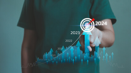 Business goal trend 2024, plan to analyze the company financial balance sheet working with digital...