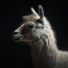 Obraz premium Portrait of a majestic Llama