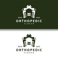 Minimalist Bone Health Logo Illustration Template Design