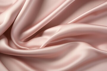 Obraz premium Elegant Pink satin light pale. Decorative fabric. Generate Ai