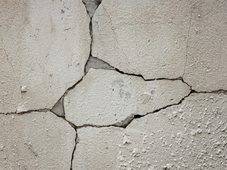 Obraz premium old cracked concrete wall background