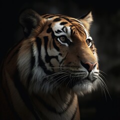 Fototapeta premium Portrait of a majestic tiger