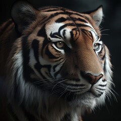 Fototapeta premium Portrait of a majestic tiger