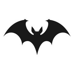 Vampire vector isolated on a white background, A silhouette of Bat flying