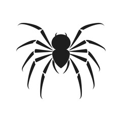 Cobweb Vector isolated on a White background, Spider and web silhouette