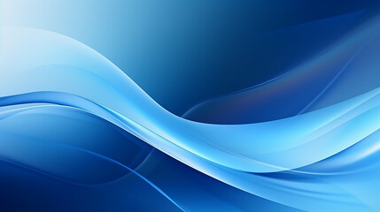 Obraz premium abstract blue background blue curve design smooth shape