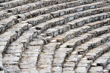 Theater of Segesta in Archaeological Park - Sicily - Italy