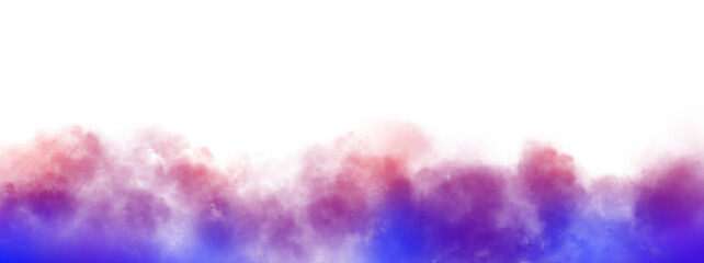 Gradient Color Smoke transparent background. Realistic fog or mist texture isolated on background....