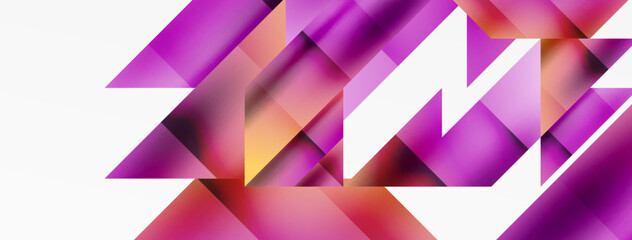 Captivating vector abstraction. Triangles interlock in mesmerizing dance, crafting dynamic geometric backdrop. Fusion of shapes and angles creates artful symphony of modern design