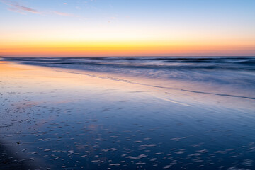 Fototapeta premium Calm Atlantic Morning at Nautical Twilight