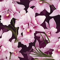 Orchid Dreamscape Seamless Charm