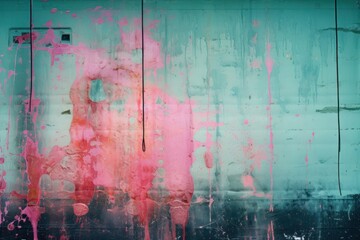 Urban wall with abstract pink graffiti, blending street art vibes with contemporary textures for creative projects.