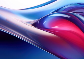 Vibrant abstract swirls with a glossy finish, ideal for dynamic digital backgrounds or contemporary decor.