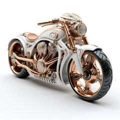 3d model of motorbike