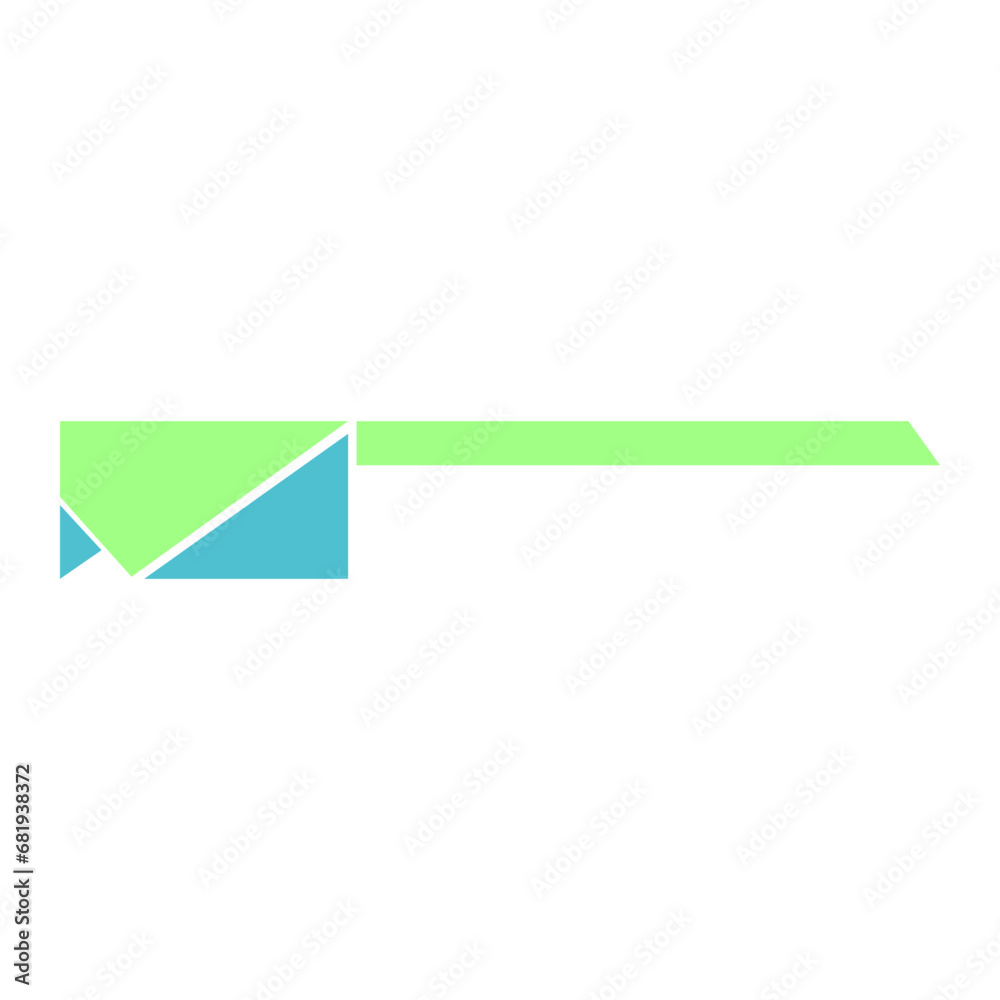 Wall mural geometric header element
