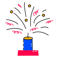 Playful Hand Drawn Firework SSpinners